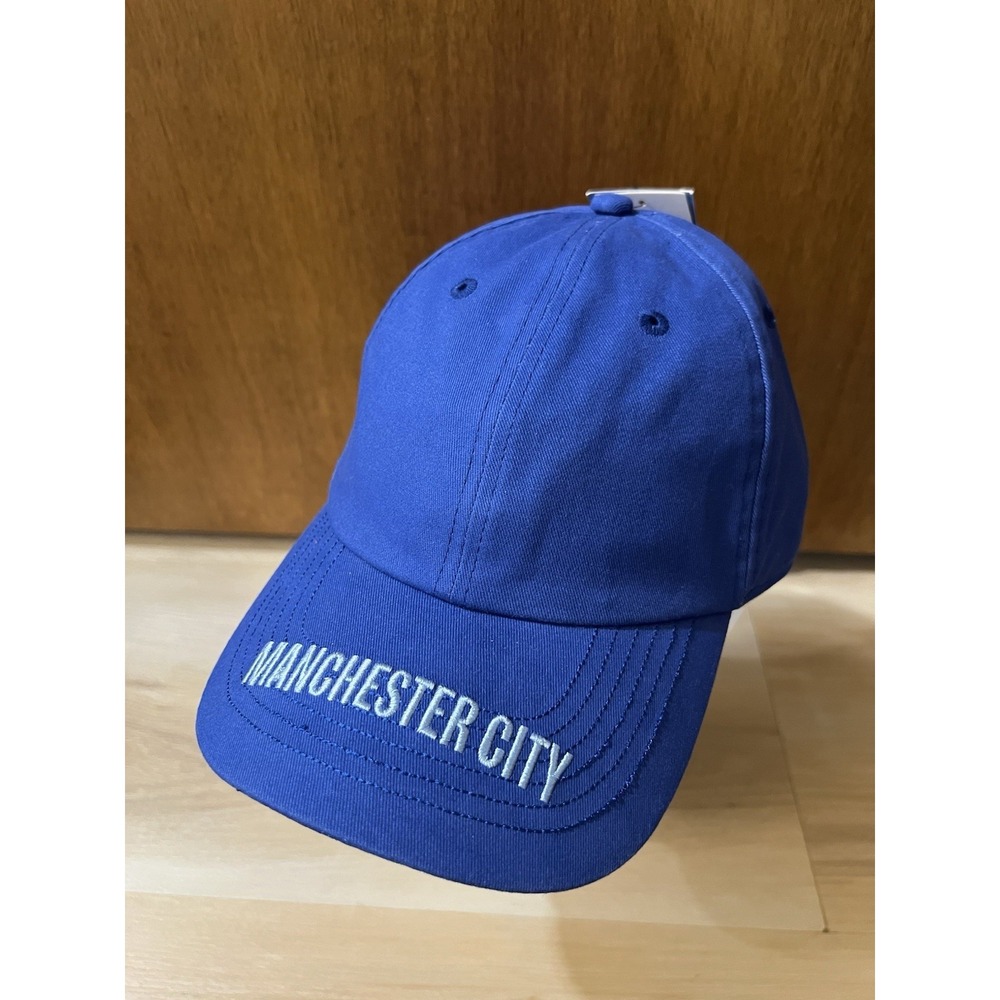 Manchester City Hat Strap Back Blue Adjustable Baseball Cap Official Football